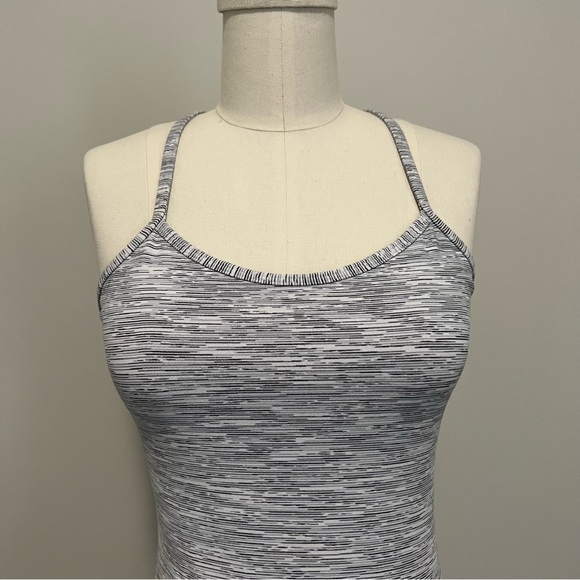 Lululemon Power Y Tank Top Wee Are From Space Gray White - Picture 7 of 14